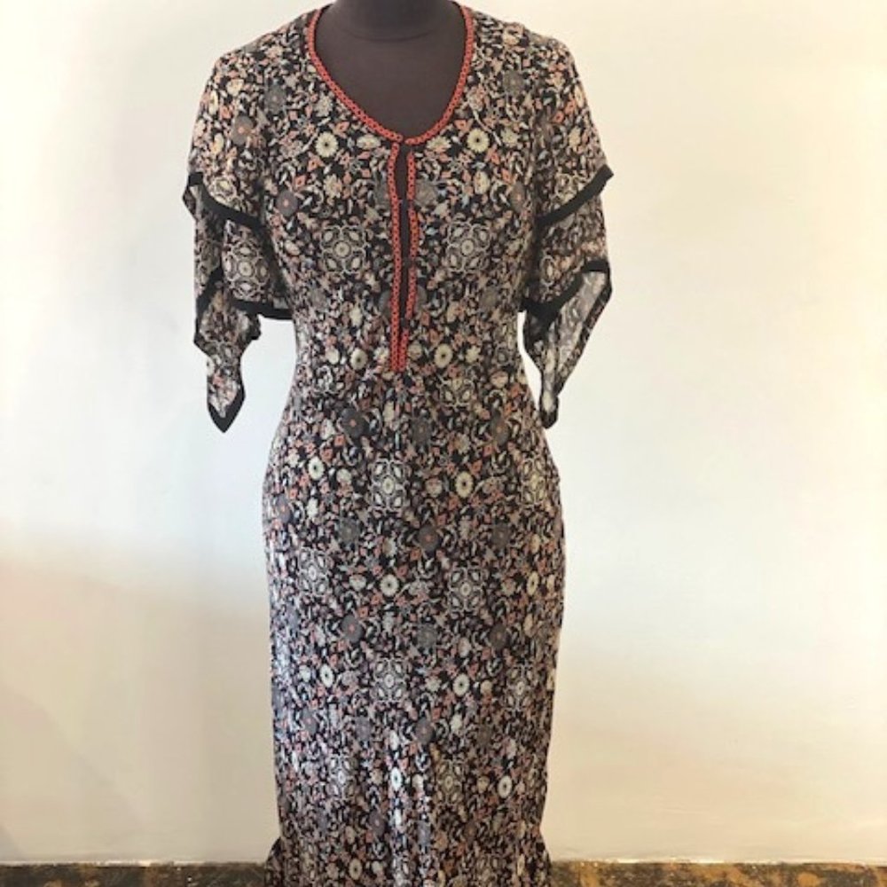Talitha Silk Maxi Dress Size Small
